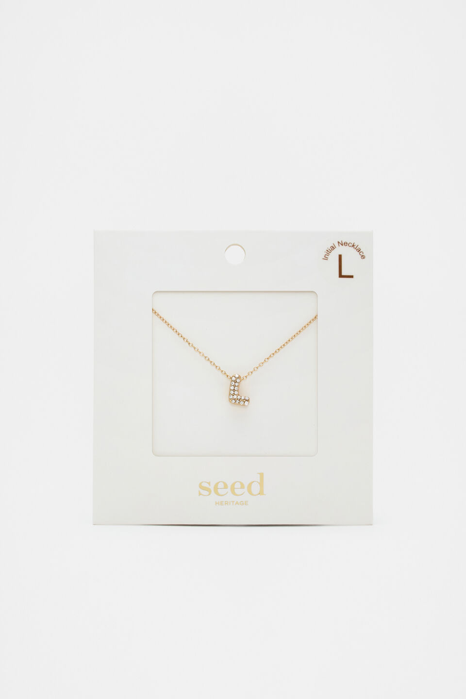 Initial Jewel Bubble Necklace  L
