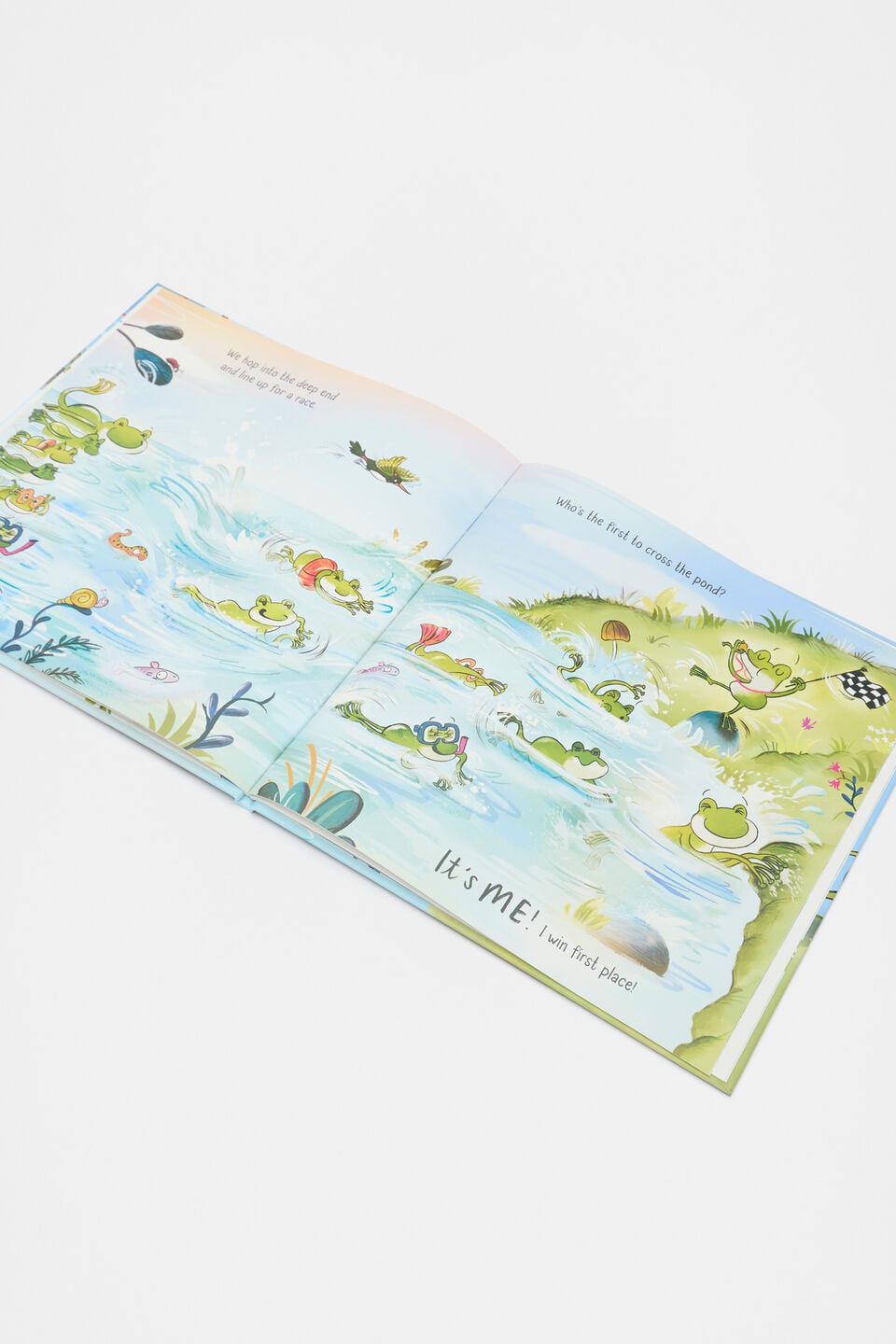 Jellcat A Fantastic Day For Finnegan Frog Book  Multi