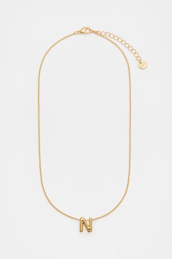 Bubble Letter Necklace  N  hi-res
