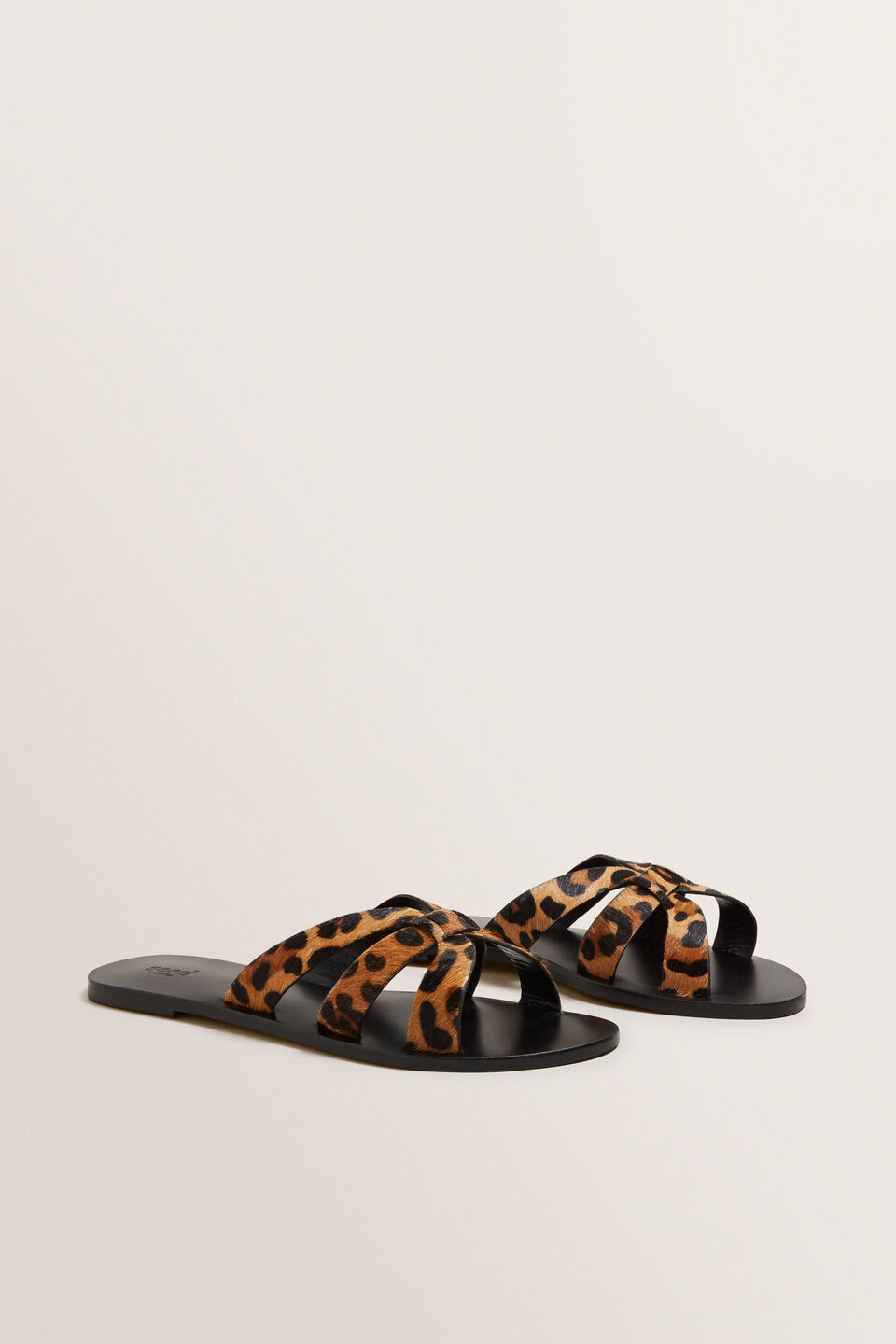 Emma Leather Slide  