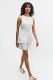 Linen Pinstripe Short  Cloud Grey Pinstripe  hi-res