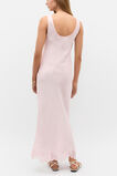 Crinkled Satin Midi Dress  Primrose  hi-res