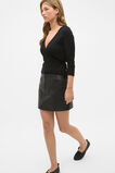 Australian Merino Wrap Top  Black  hi-res