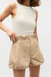 Paperbag Bubble Short  Iced Latte  hi-res