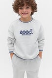 Core Logo Sweat  Light Grey Marle  hi-res