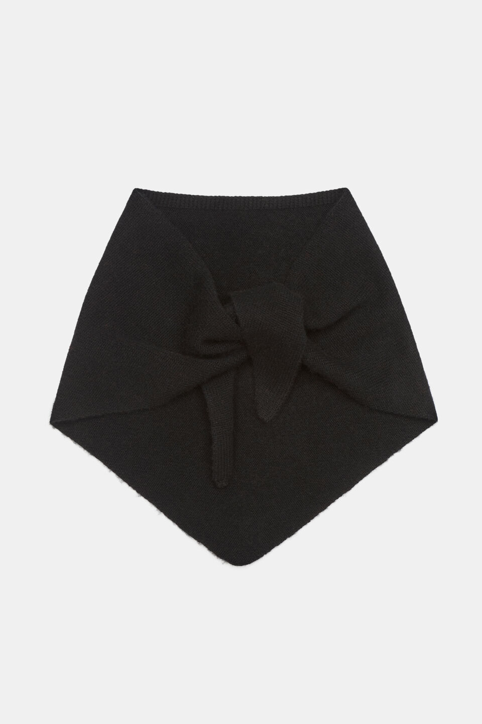 Mini Triangle Scarf  Black