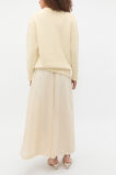Boucle Slouch Crew Neck Knit  Tofu  hi-res