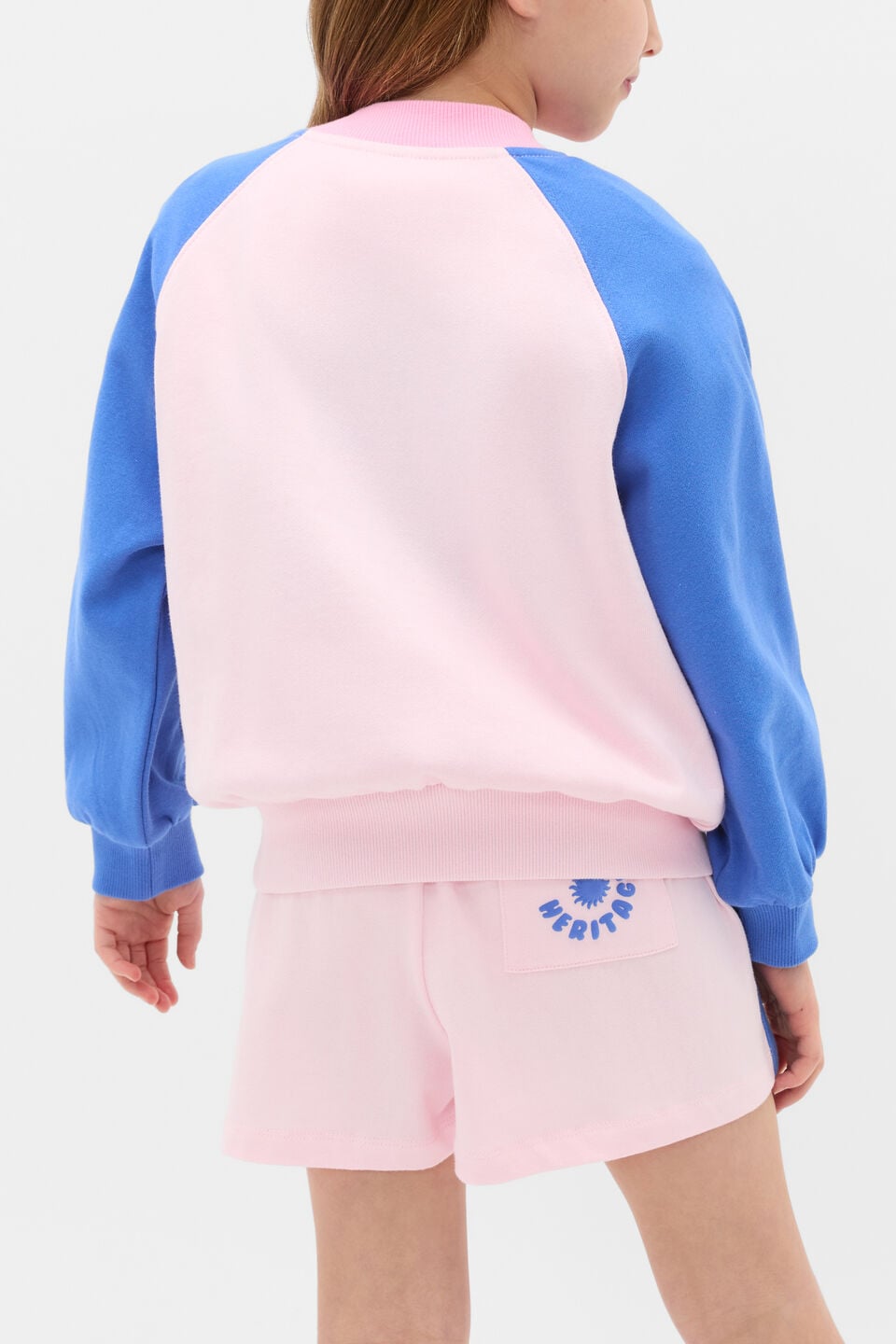 Raglan Logo Sweat  Pink Lemonade