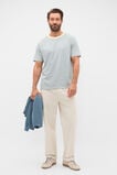 Stripe Crew Tee  Glass Blue Stripe  hi-res