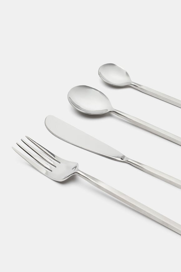 Lana Cutlery Set of 16  Silver  hi-res