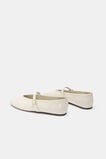 Arlo Ballet Flat  Cream Patent  hi-res