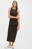 Spot Print Dress  Coffee Bean Spot  hi-res