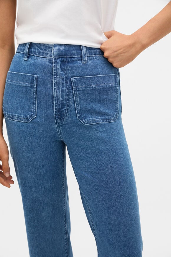 Core Wide Leg Pocket Jean  French Blue Denim  hi-res