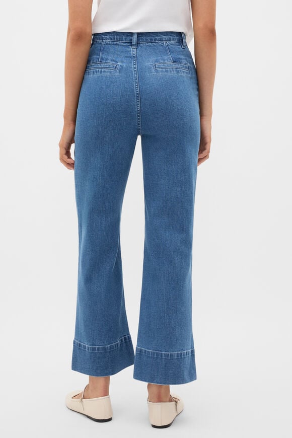 Core Wide Leg Pocket Jean  French Blue Denim  hi-res