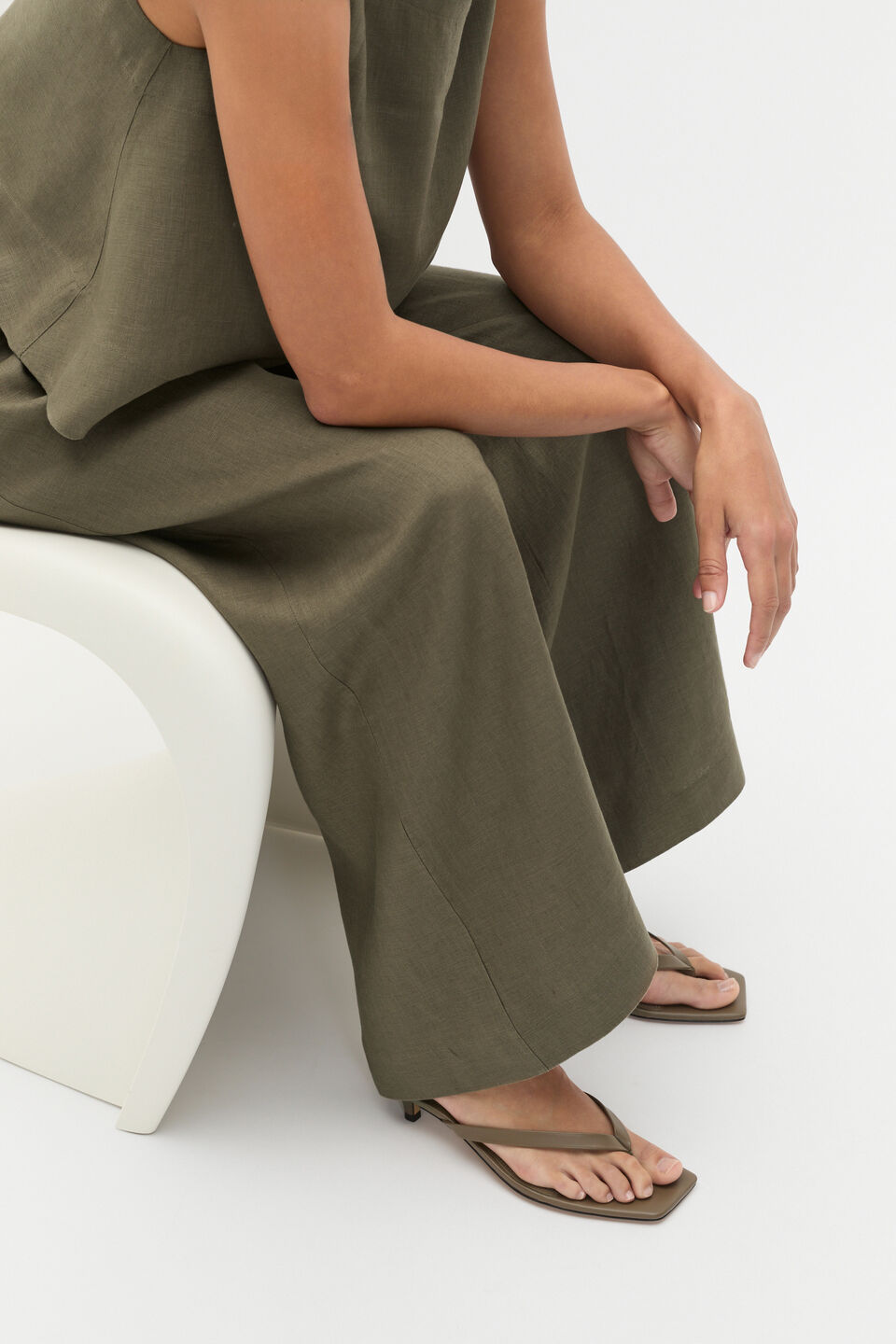Della Dress Sandal  Olive Leaf