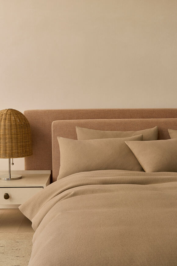 Mila Queen Duvet Cover  Rye  hi-res