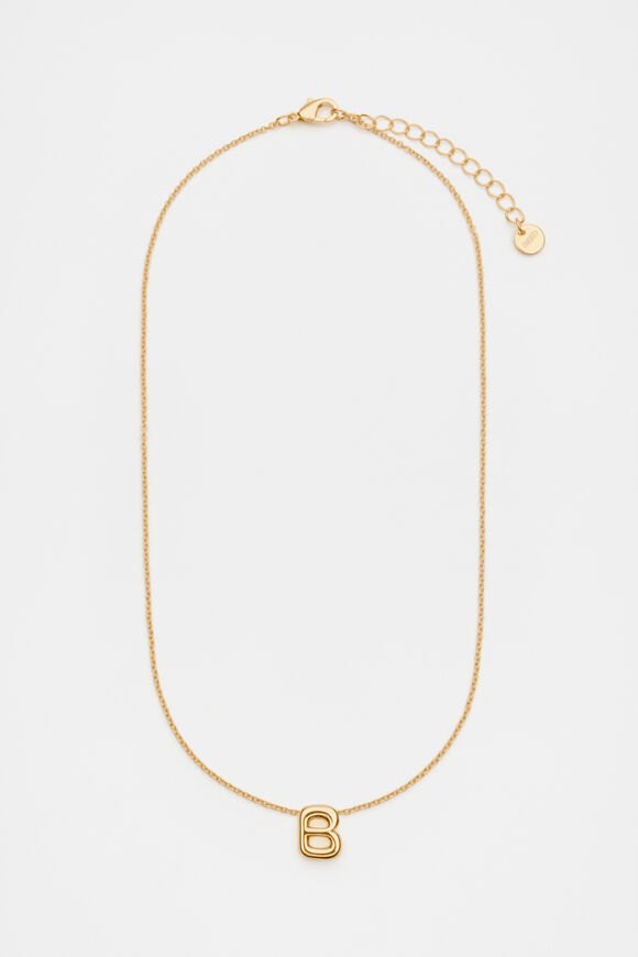 Bubble Letter Necklace  B  hi-res