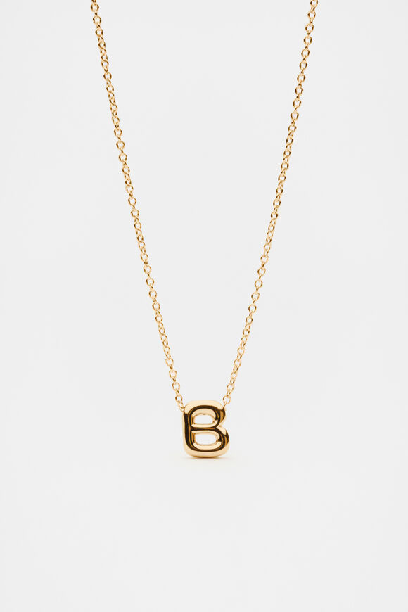 Bubble Letter Necklace  B  hi-res