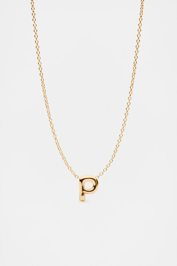 Bubble Letter Necklace  P  hi-res