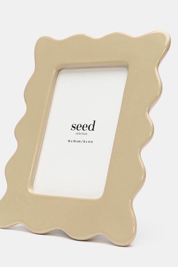 Theo Medium Photo Frame  Cashew Cream  hi-res