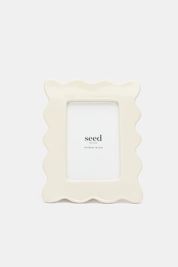 Theo Medium Photo Frame  Meringue  hi-res