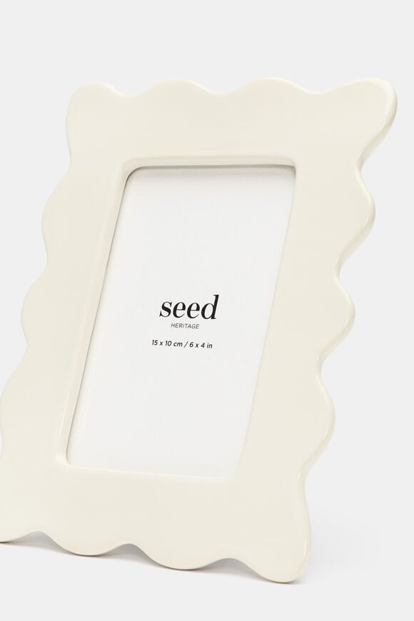 Theo Medium Photo Frame  Meringue  hi-res