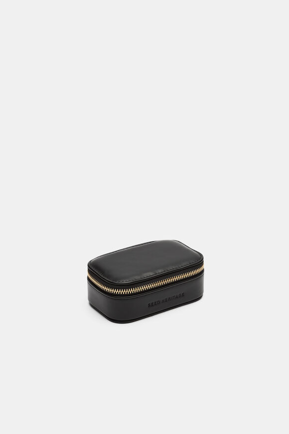 Mini Jewellery Case  Black  hi-res