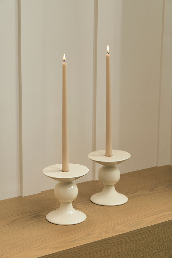 Skyler Candle Holder  Egg Shell  hi-res