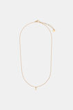 Gold Alphabet Necklace  E  hi-res