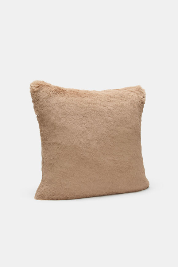 Fur Cushion  Sandstone  hi-res