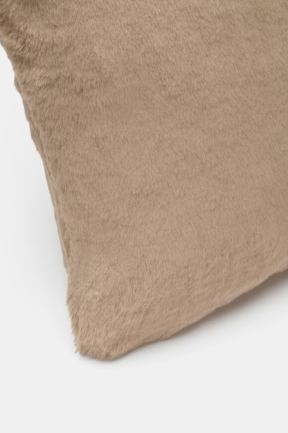 Fur Cushion  Sandstone  hi-res