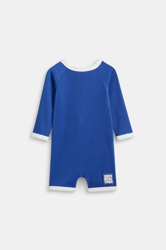 Textured Rib Swimsuit  Cobalt  hi-res