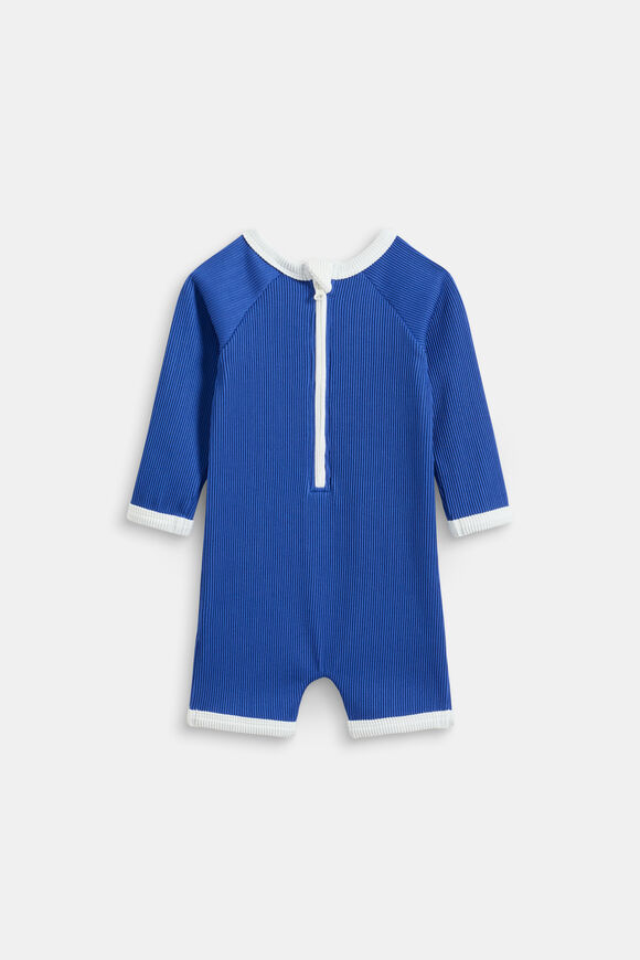 Textured Rib Swimsuit  Cobalt  hi-res