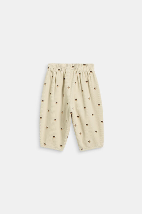 Embroidered Cord Pant  Milk Tea  hi-res