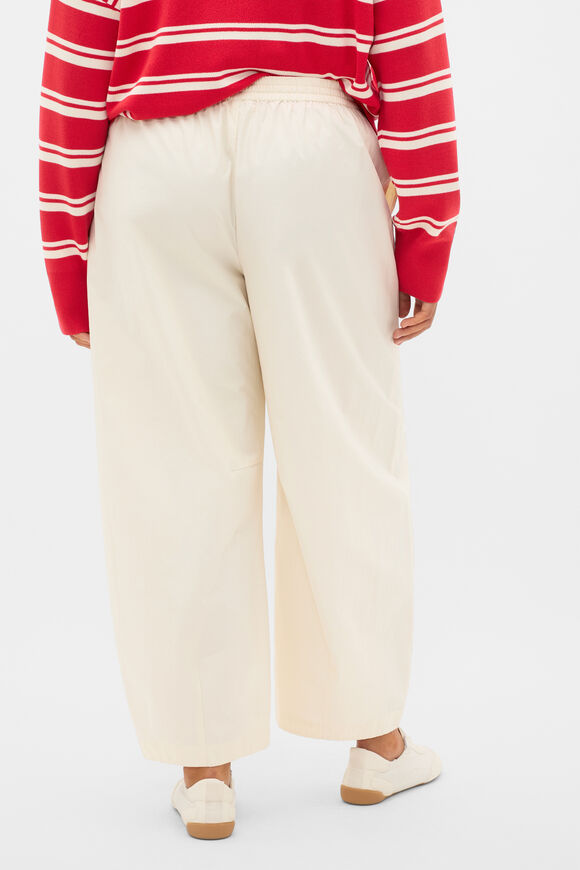 Cotton Elasticated Pant  Coconut Cream  hi-res