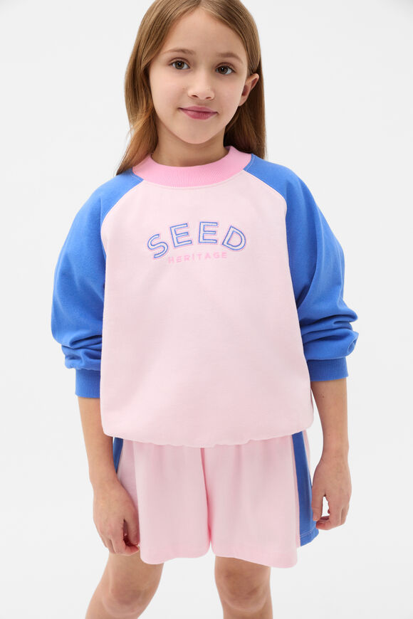 Raglan Logo Sweat  Pink Lemonade  hi-res