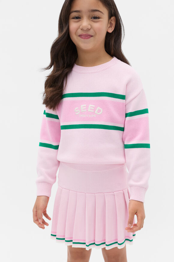 Pleat Knit Skirt  Pink Lemonade  hi-res