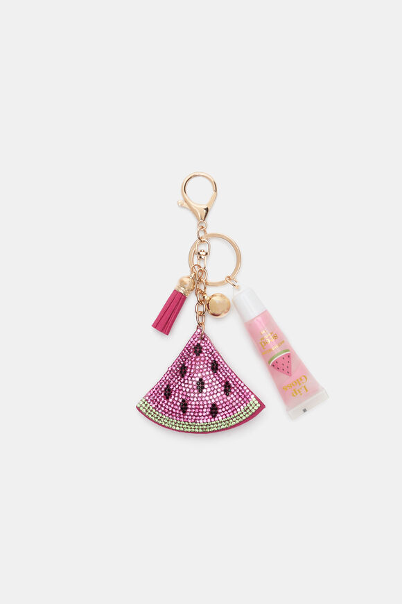 Lip Gloss Keyring  Watermelon  hi-res