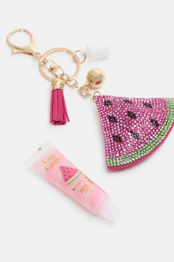Lip Gloss Keyring  Watermelon  hi-res