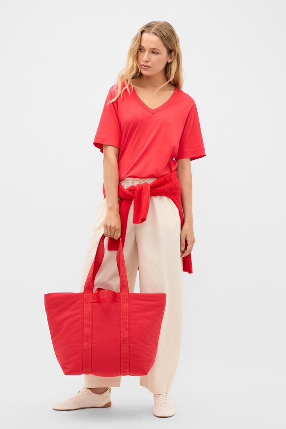 Seed Weekend Tote  Chilli Red  hi-res