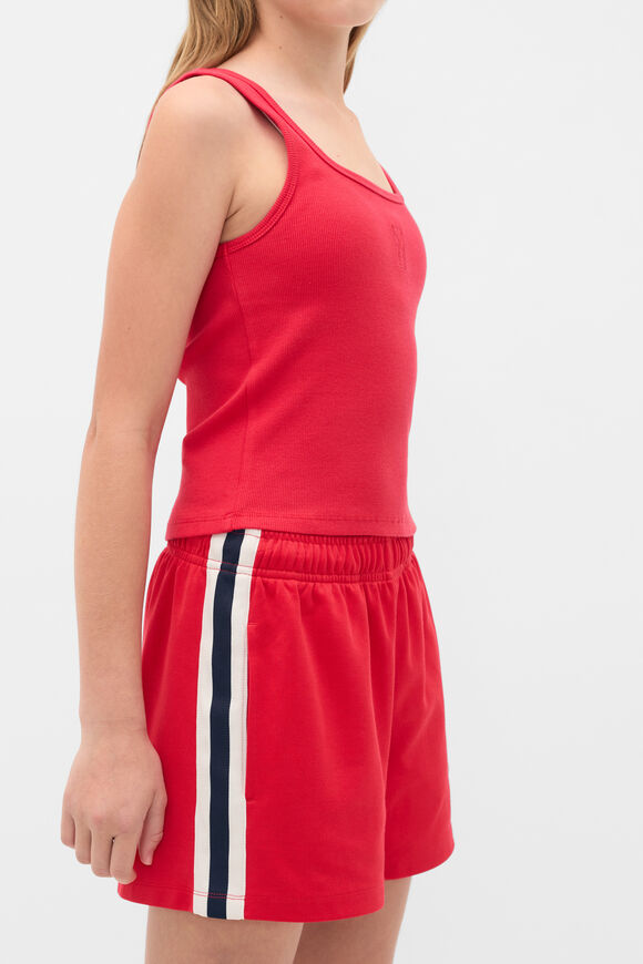Retro Striped Short  Chilli Red  hi-res