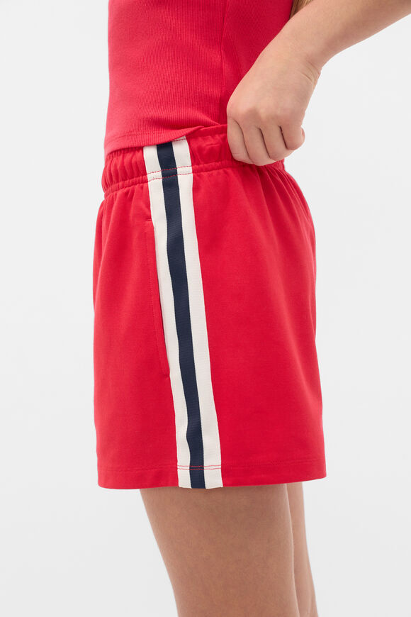 Retro Striped Short  Chilli Red  hi-res