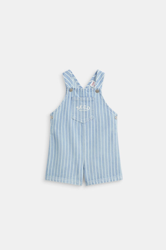 Core Logo Overall  Denim Stripe  hi-res