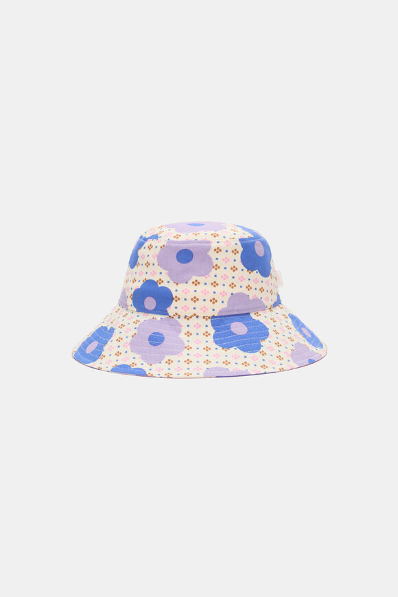 Floral Brimmed Hat  Multi  hi-res