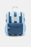 Blue Stripe Initial Backpack  X  hi-res