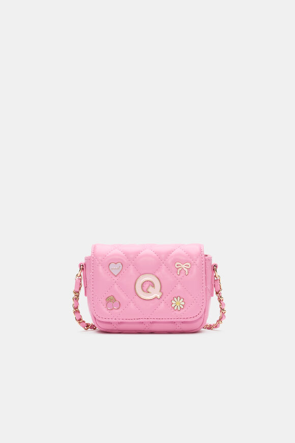 Initial Quilted Charm Bag  Q  hi-res