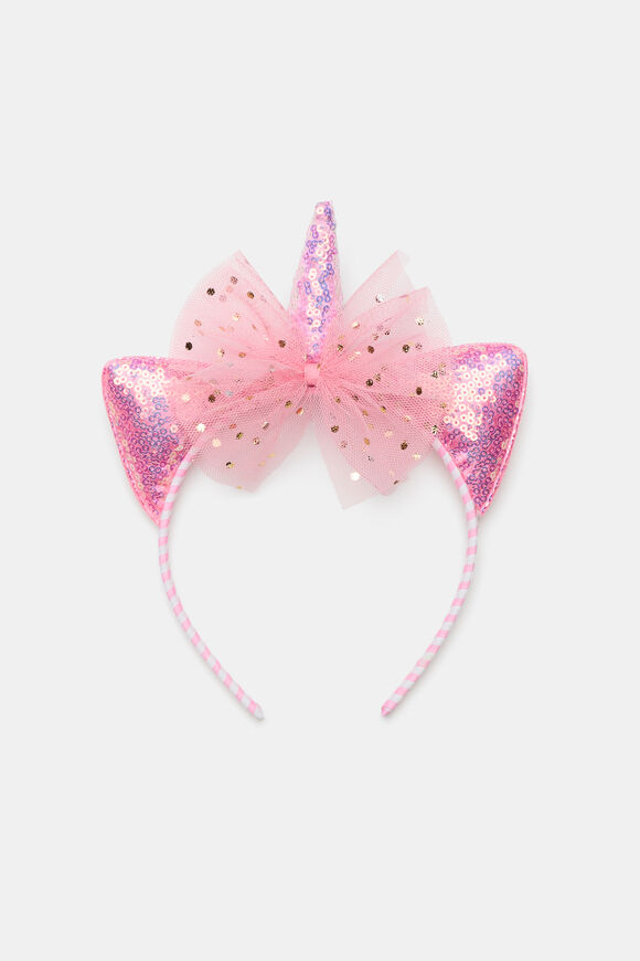 Unicorn Bow Headband  Multi  hi-res