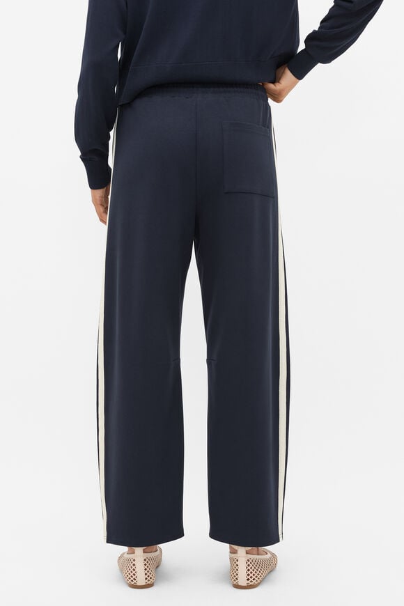Side Stripe Barrel Leg Pant  Twilight Blue  hi-res