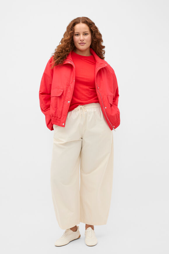 Relaxed Bomber Jacket  Chilli Red  hi-res