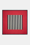 Large Square Logo Scarf  Chilli Red Multi  hi-res